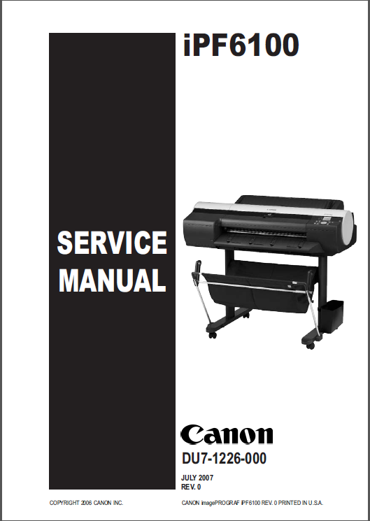 Canon ImagePROGRAF iPF6100 Service Manual-1